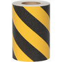 Cargar imagen en el visor de la galería, Anti-Slip Silicone Carbide Abrasive Grit Tape ~ Commercial Grade w Yellow and Black Stripe | Merco Tape® M321